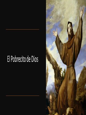 cover image of El Pobrecito de Dios